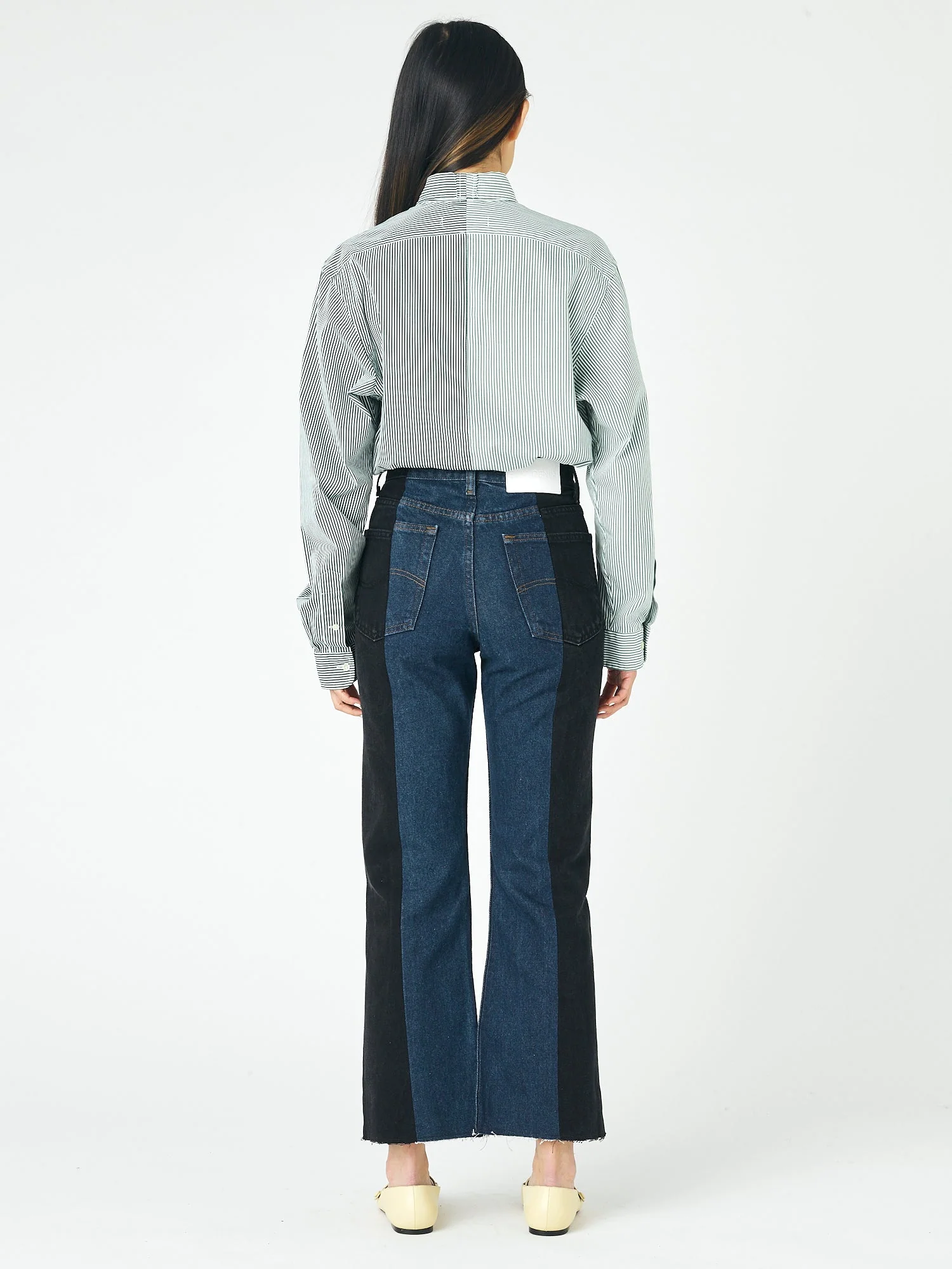 Flare Jean Black/Dark Blue - Image 5