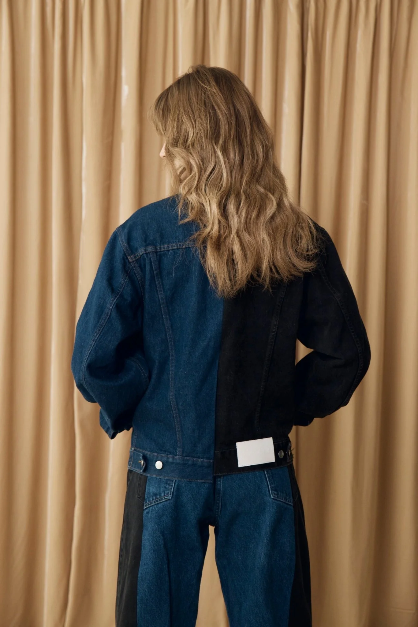 The Classic Denim Jacket Black Dark Blue - Image 5