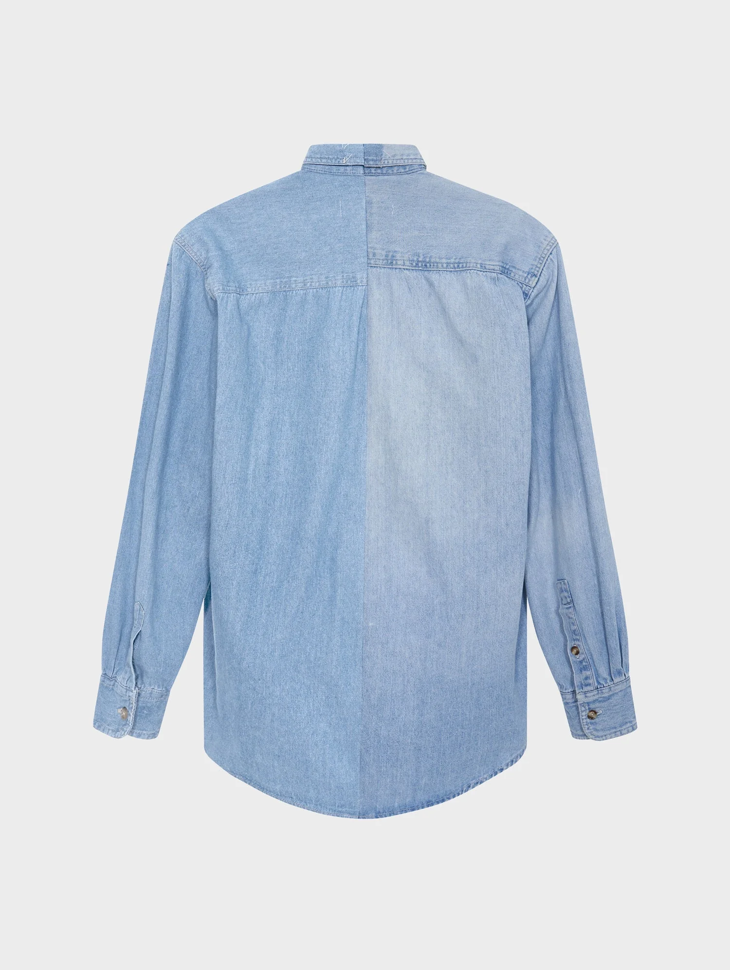 Classic Denim Shirt Light Blue - Image 4