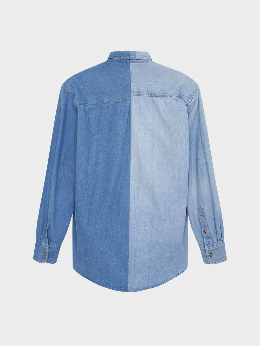 Mens Contrast Denim Shirt - Image 3