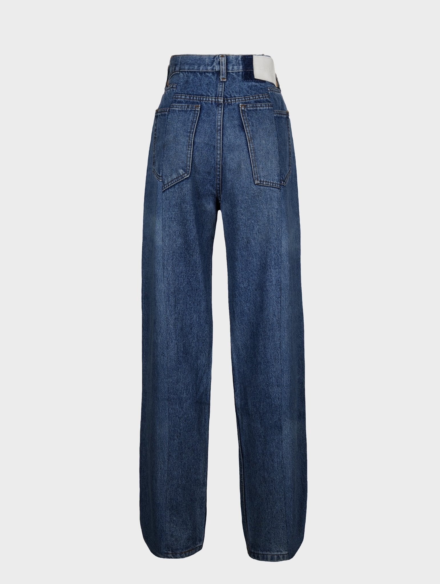 Boyfriend Jean Dark Blue - Image 3