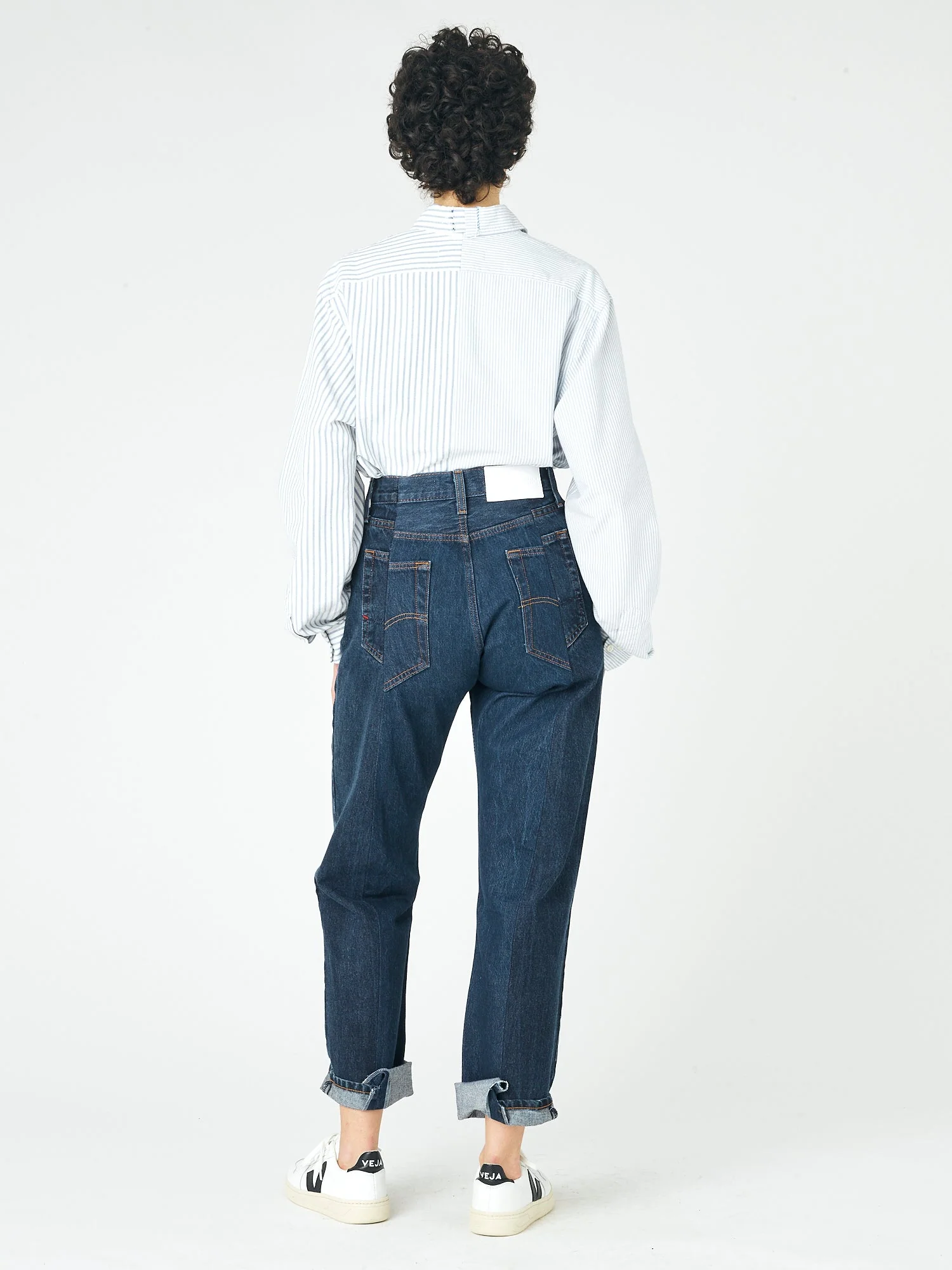 Boyfriend Jean Dark Blue - Image 4