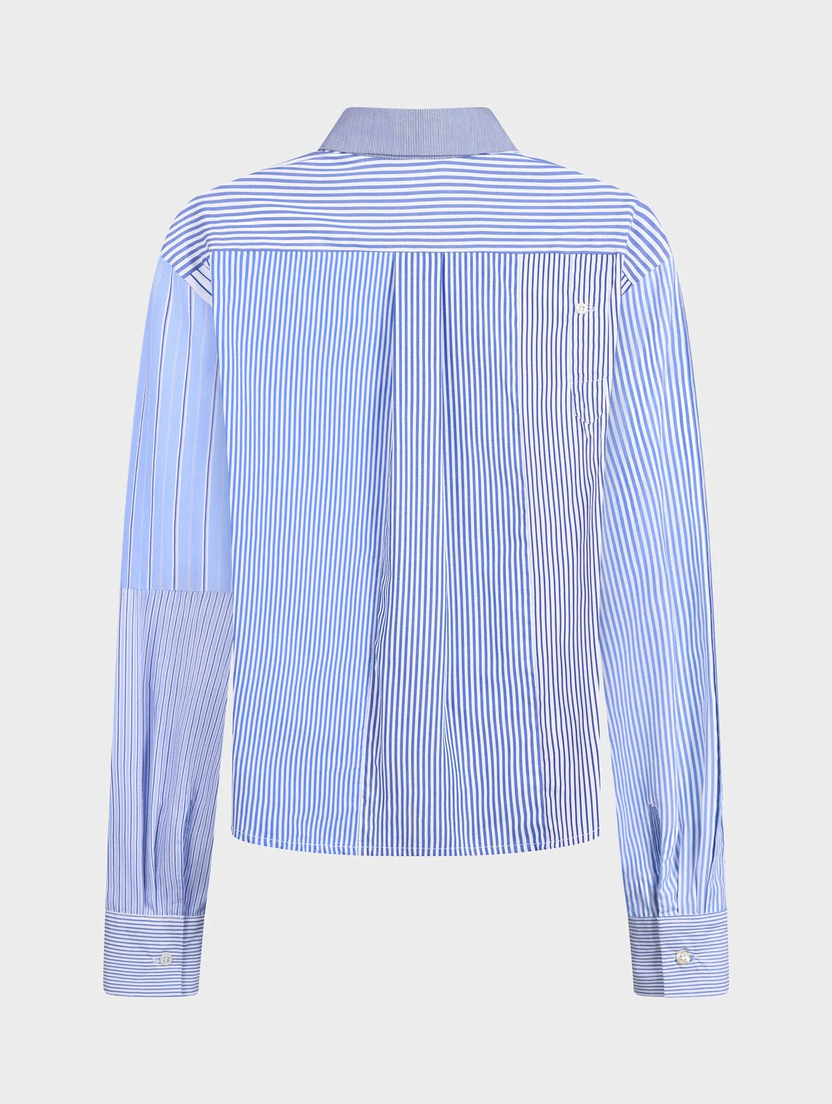 Emilie Shirt Patchwork Stripe Poplin - Image 6