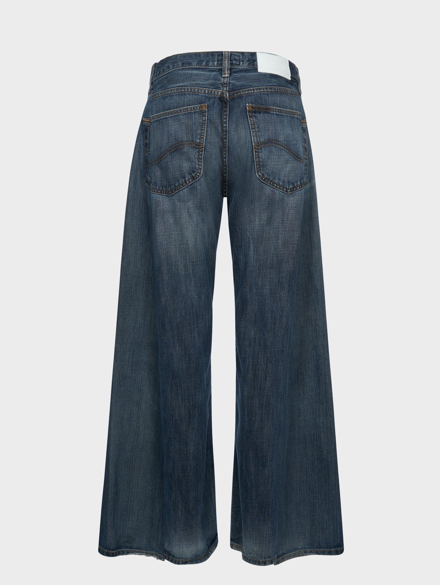 Freya Wide Leg Jean Dark Blue - Image 3