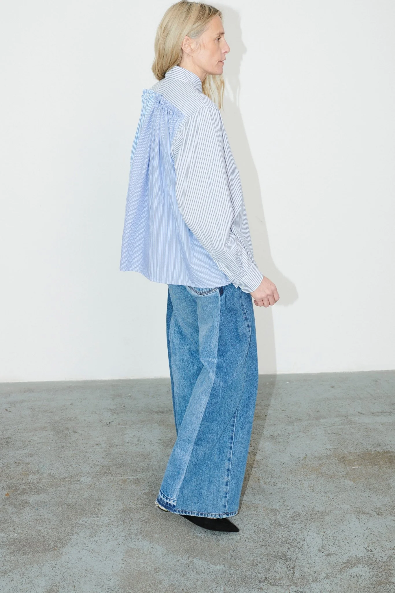 Freya Wide Leg Jean Mid Light Blue - Image 6