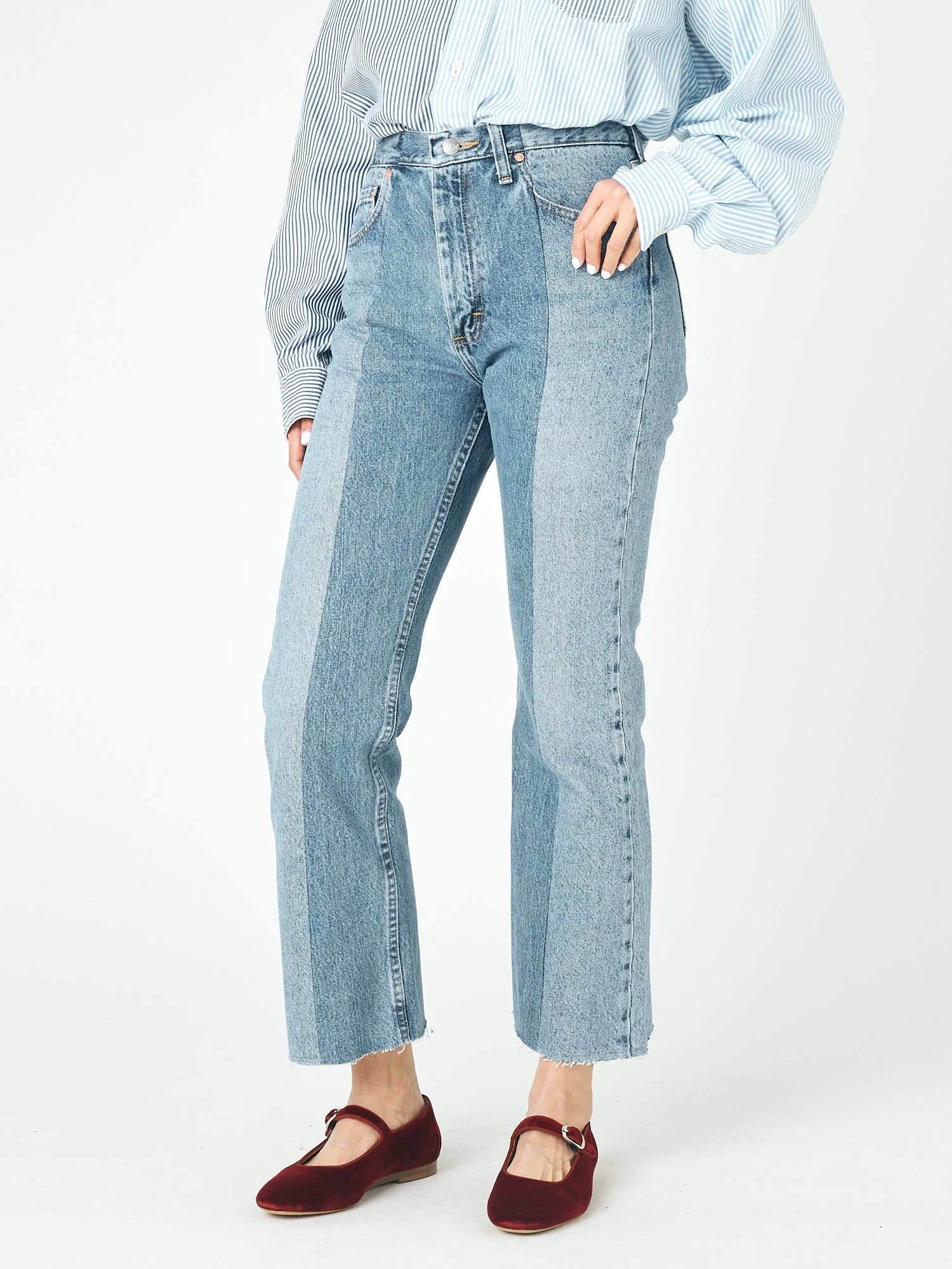 Flare Jean Light/Mid Blue - Image 4