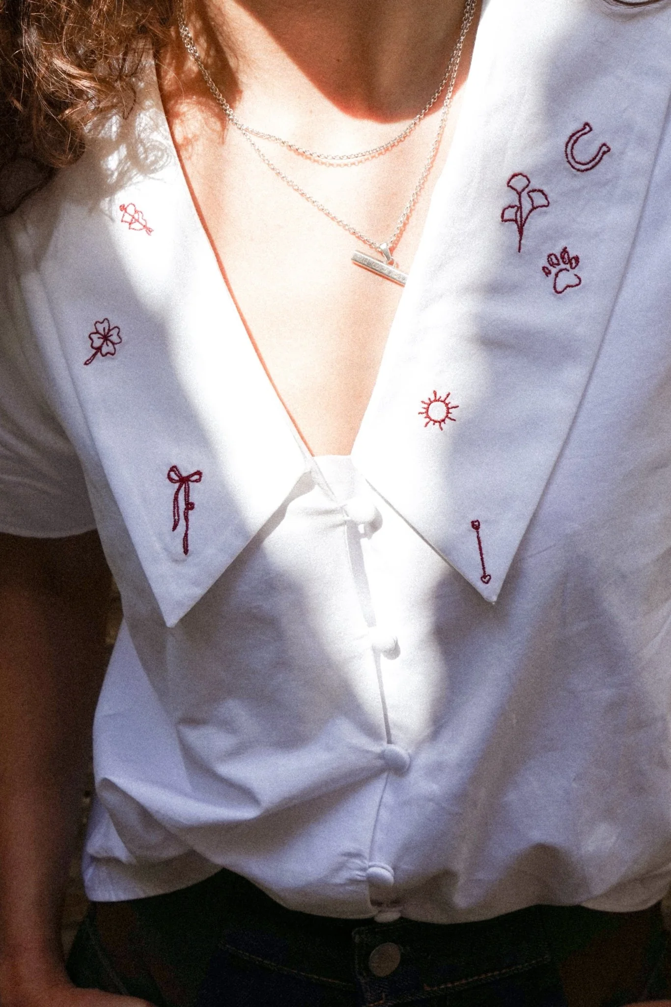 Love Lucky Embroidered Top - Image 5