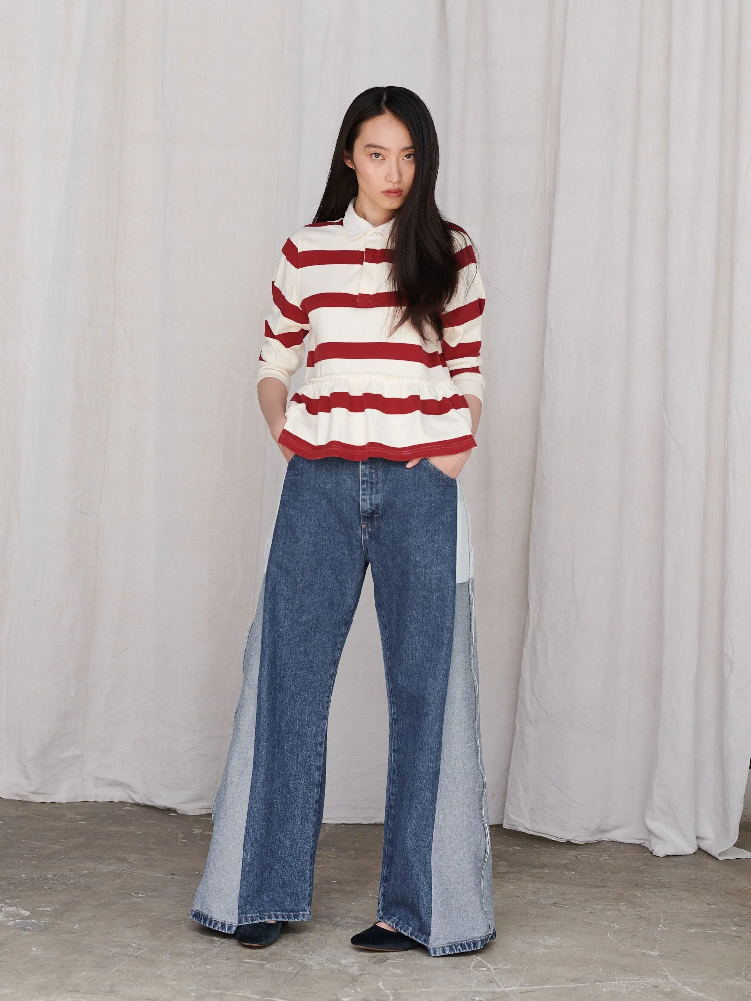 Maya Jeans Mid Blue - Image 3