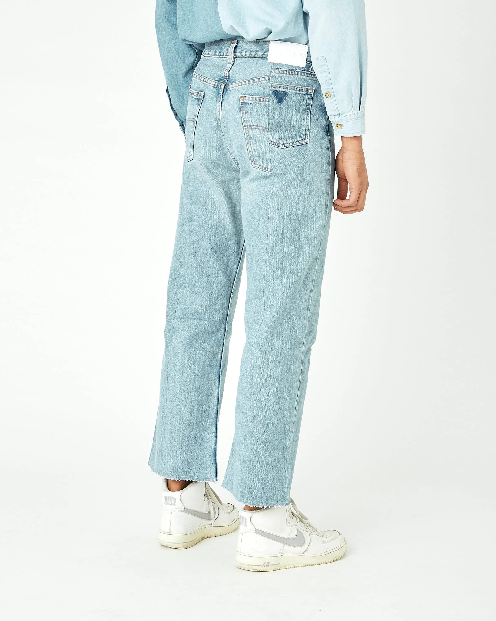 Men's Flare Jean Light Blue - Image 4