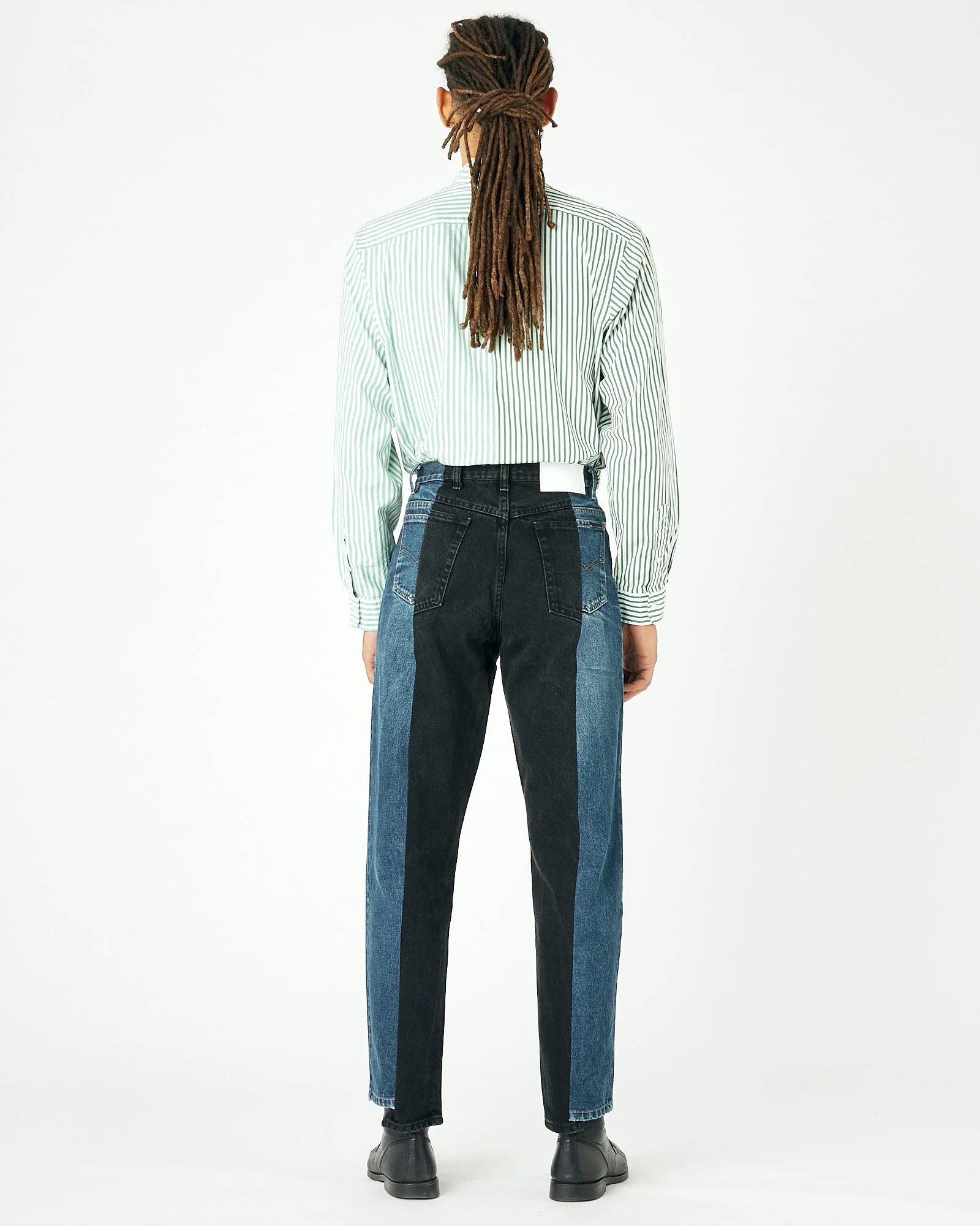 Men's Garcon Jean Dark Blue Black - Image 3