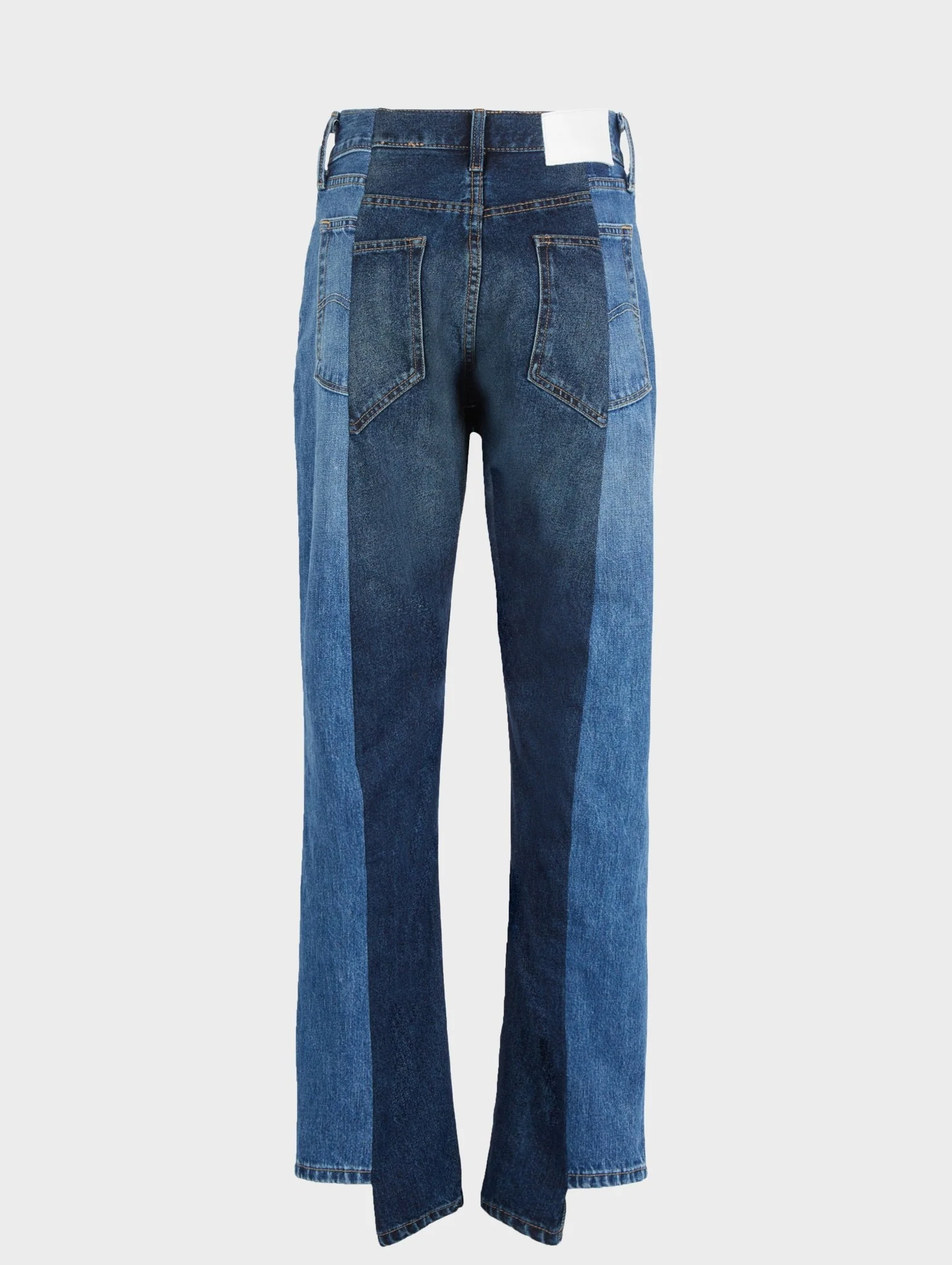 Boyfriend Jean Mid/Dark Blue - Image 3