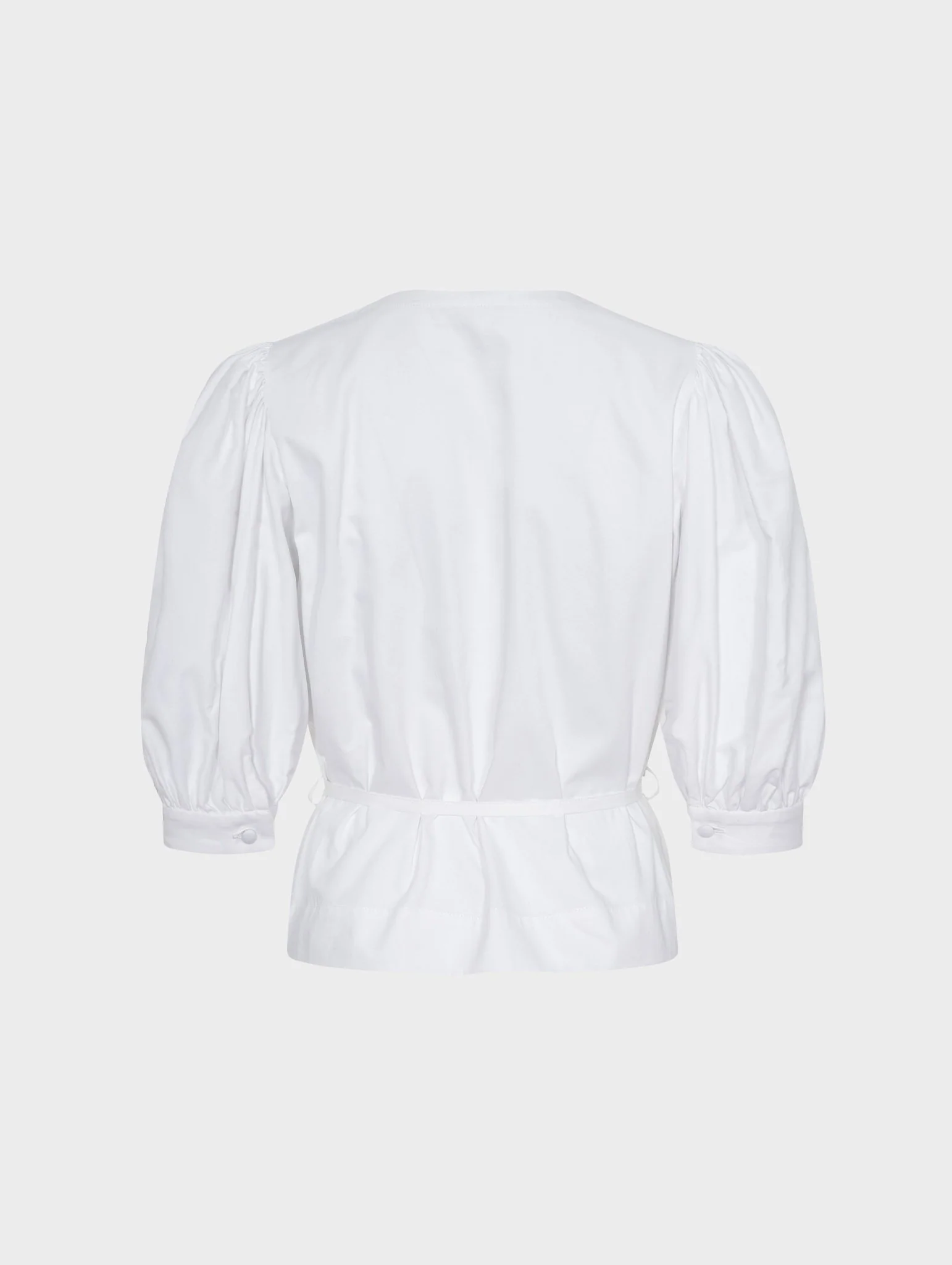 Molly Top Cotton Poplin White - Image 4