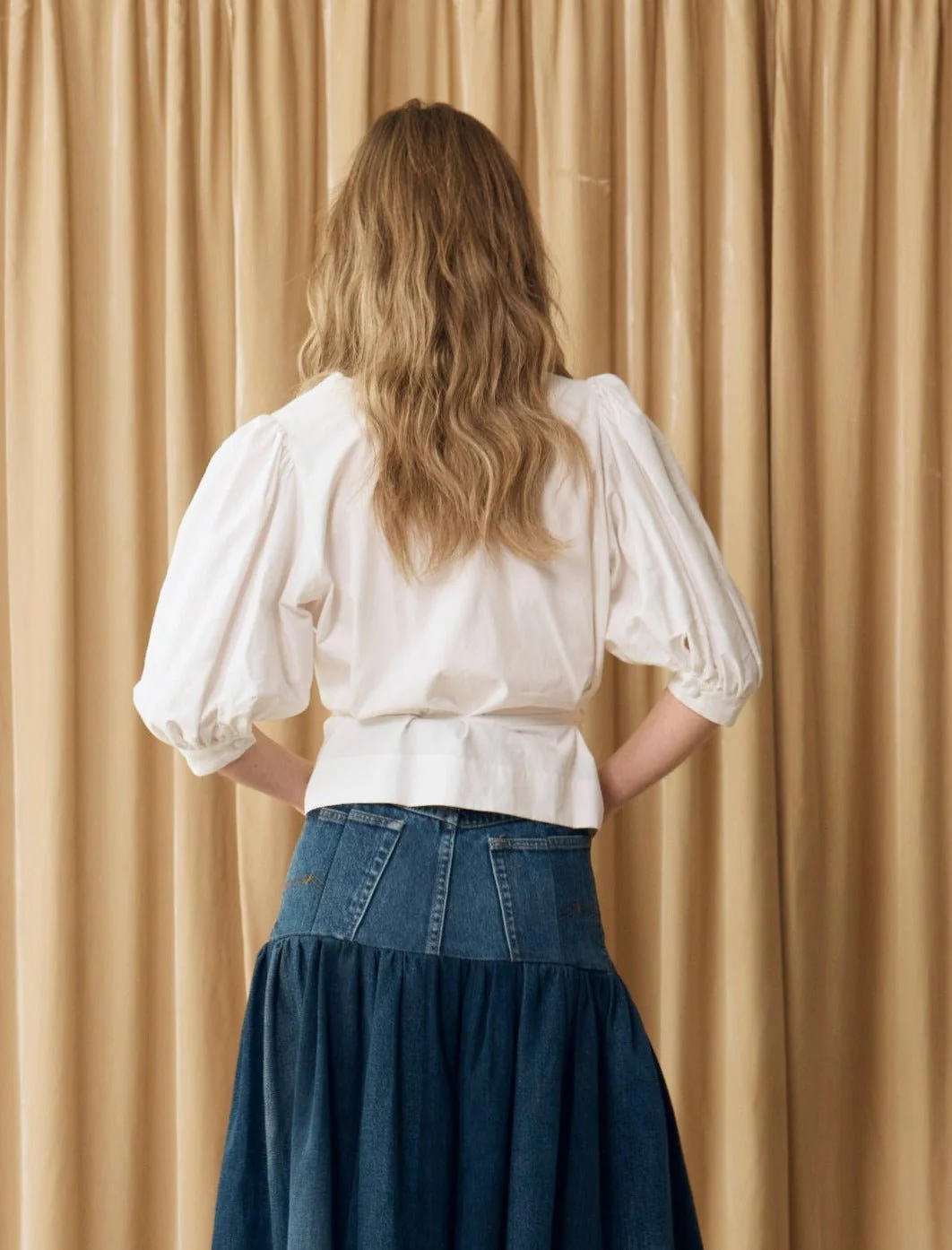 Molly Top Cotton Poplin White - Image 5