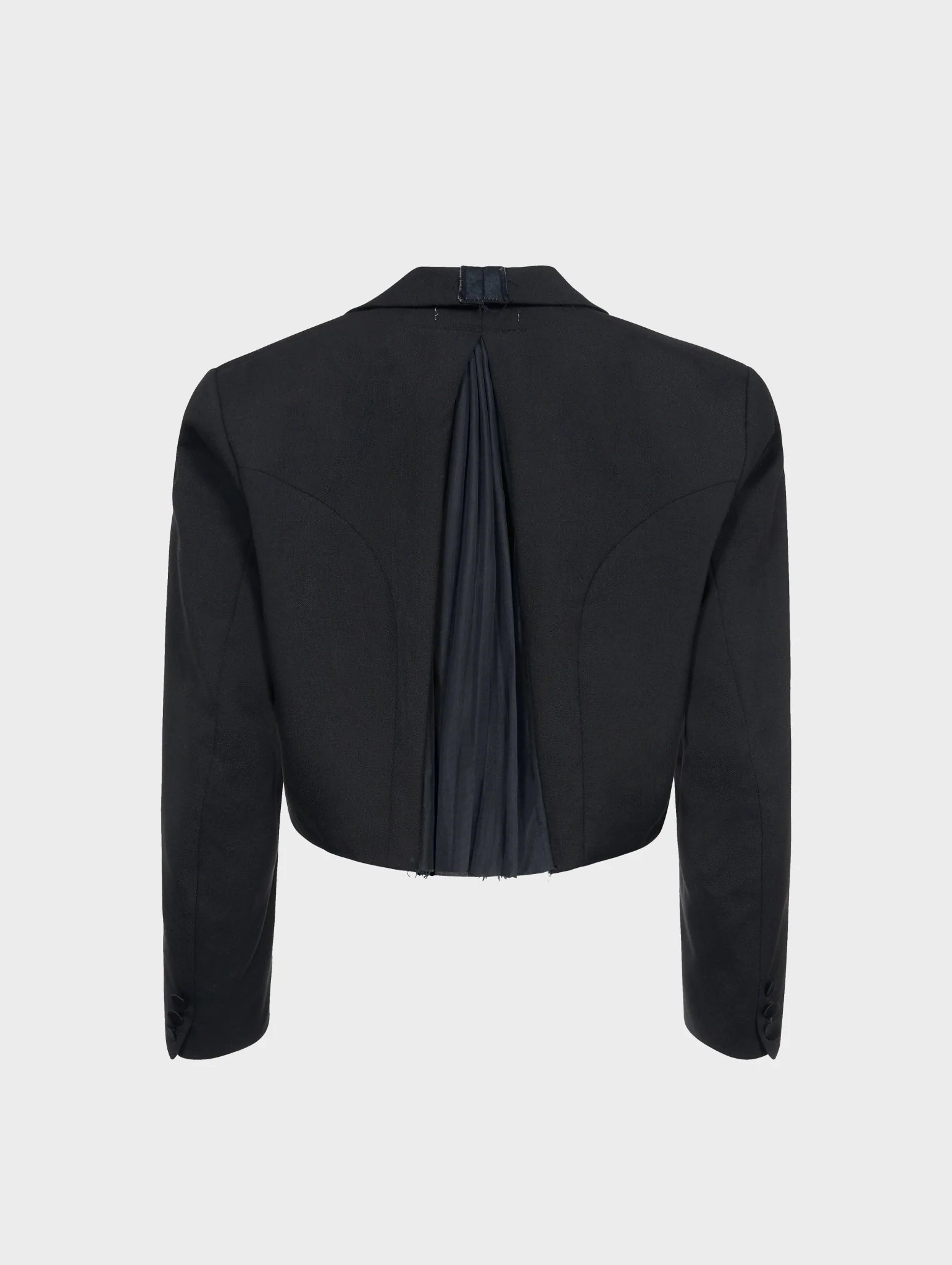 The Oversized Pleated Tux Jacket - Image 3