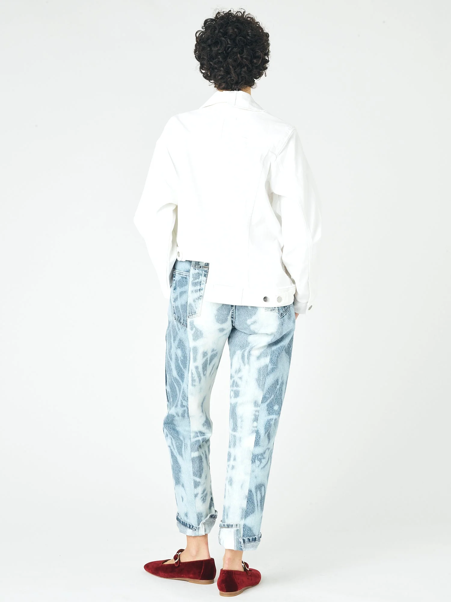 Classic Denim Jacket Denim White - Image 4